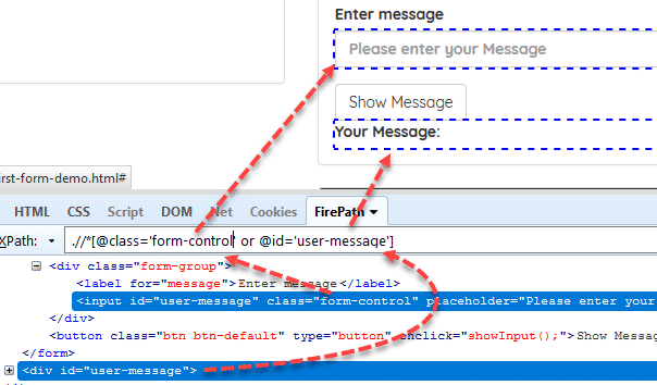 xpath or example