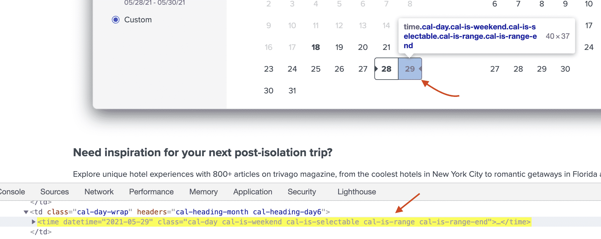 How to Select a Date from DatePicker in Selenium