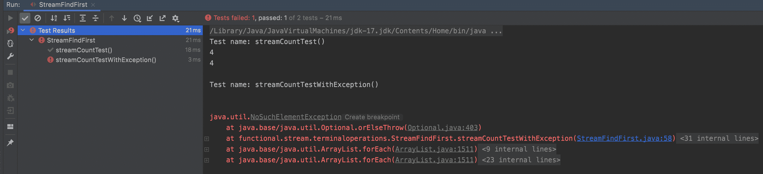 Java Streams Terminal Operations with Examples